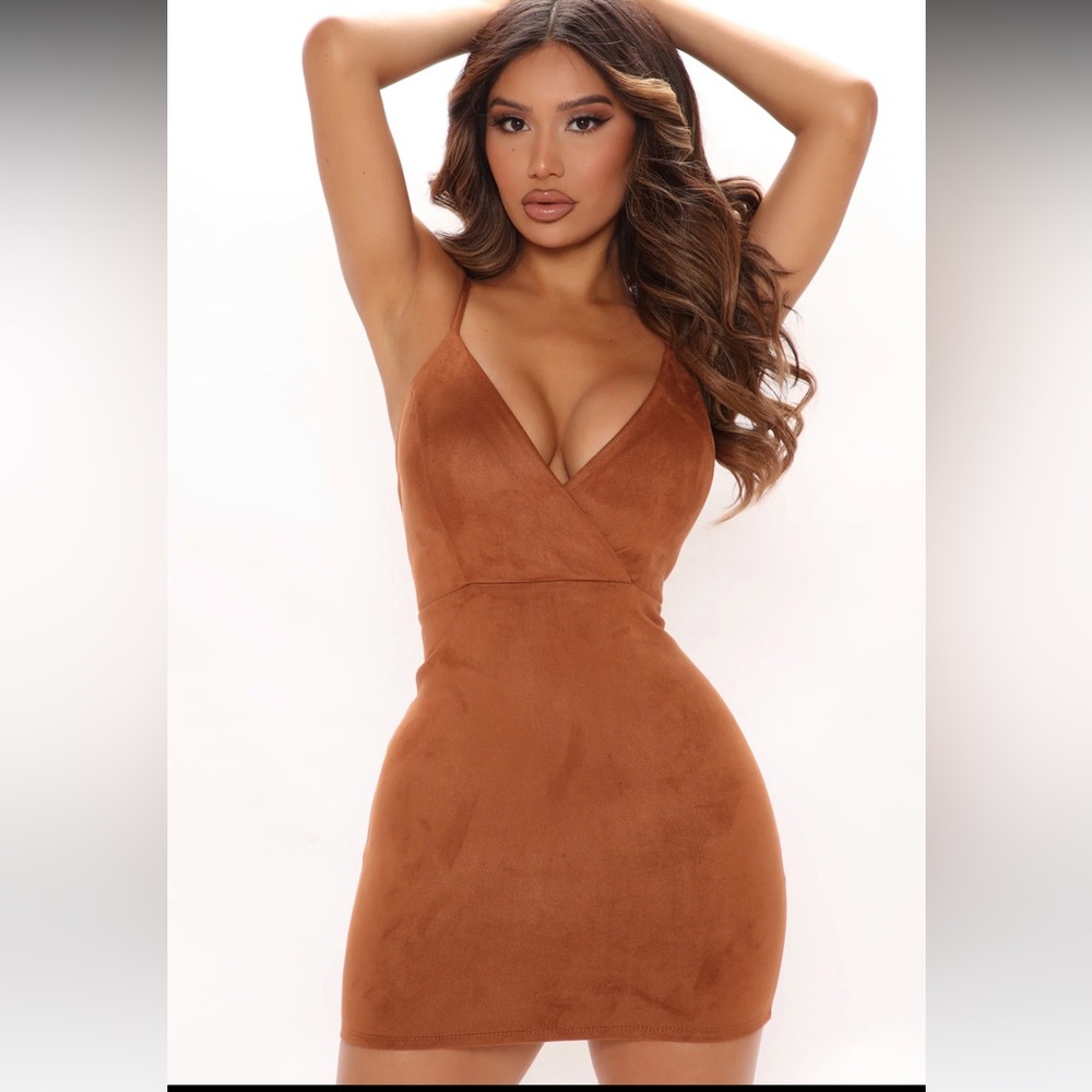 Small, camel dress